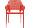 Boom Red Polypropylene Armchair