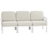 Garda White 3seater sofa