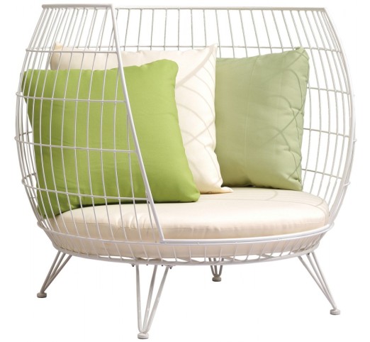 Circle metal lounge armchair -2 years guarantee | Avant Garde design