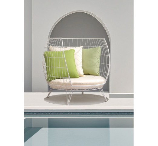 Circle πολυθρόνα lounge μεταλλική - 2 χρόνια εγγύηση | Avant Garde design