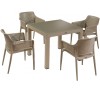 Boom Sand 5pcs Dining set 90x90
