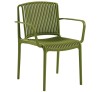 Nes Light green polypropylene armchair