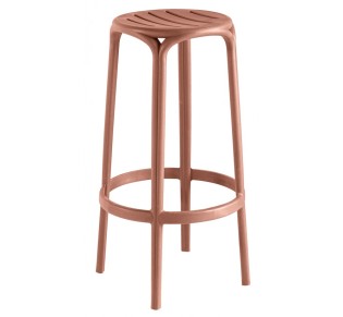 Cannes polypropylene stool by Grosfillex | Exclusive agent