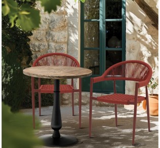 Adina armchair aluminum-rope | Avant Garde design