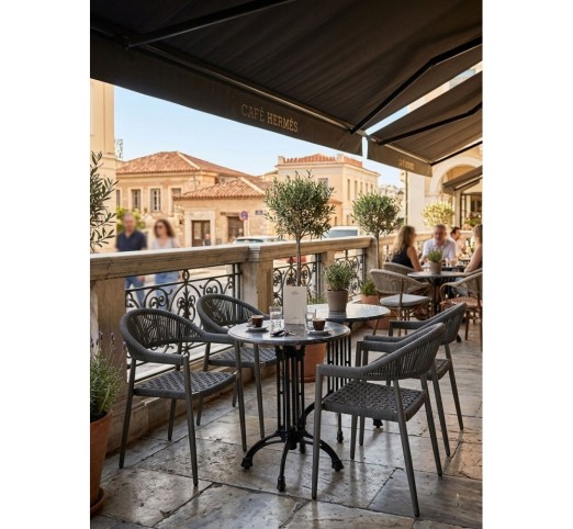 Adina armchair aluminum-rope | Avant Garde design