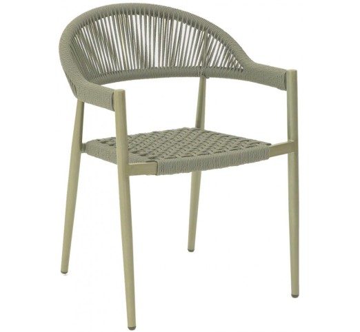 Adina armchair aluminum-rope | Avant Garde design