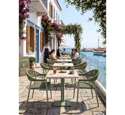 Adina armchair aluminum-rope | Avant Garde design