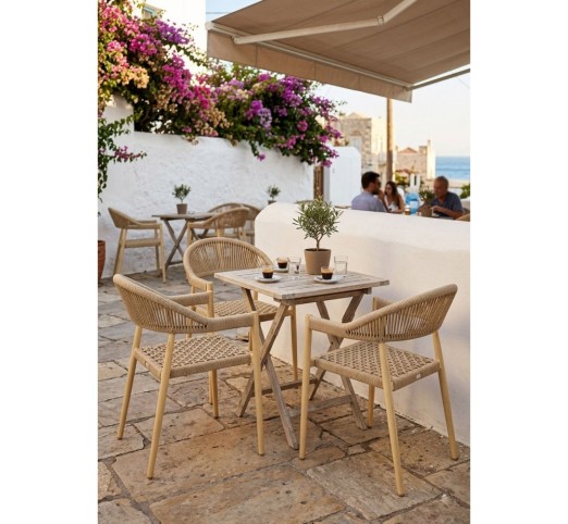 Adina armchair aluminum-rope | Avant Garde design