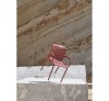 Parma Red Polypropylene Αrmchair
