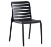 Parm Black Polypropylene Chair