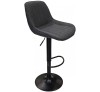 Flex anthracite metal stool