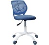 Bloom Blue Upholstered Office Kids Armchair
