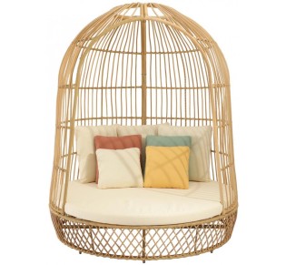Maldives Aluminum & Wicker Daybed | Avant Garde design SA
