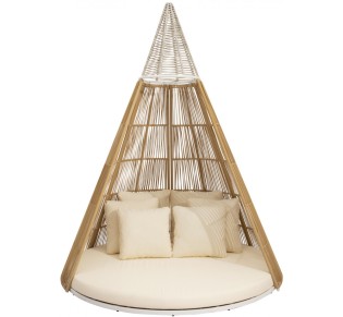 Sunrise  Aluminum & Wicker Daybed | Avant Garde design SA