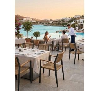 Mars Outdoor Aluminium Rope Chair - Welded Frame | Avant Garde