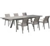 Miro S/7  Aluminum Extensive Dining Set