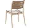 Regnum Cappuccino/desert brown Polypropylene Chair