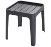 Provence Polypropylene Side table Anthracite