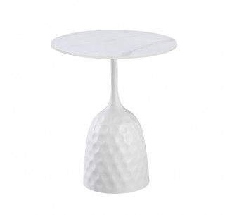 SNOW SIDE TABLE WHITE WITH...