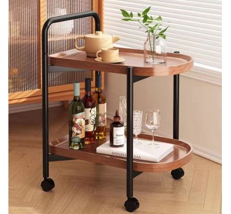 TROLLEY 60x38x65cm Walnut /... 2
