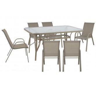 RIO 7pcs Set / Metal Beige...