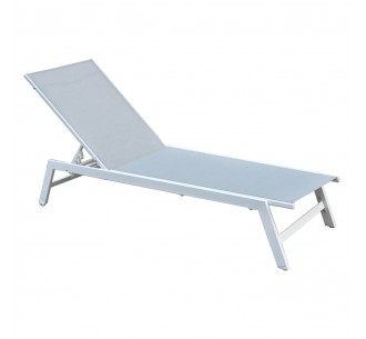 CORTE Lounger / Metal White...