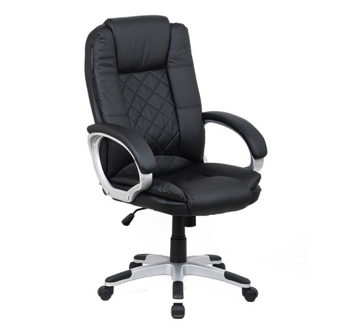 A9350 OFFICE ARMCHAIR 65x68xH107(45)-H117(55)cm / BLACK