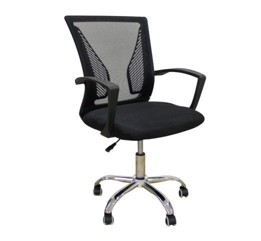 A9880 ΠΟΛΥΘΡΟΝΑ ΓΡΑΦΕΙΟΥ 57x54xH91(40)-H99(48)cm / ΜΑΥΡO MESH