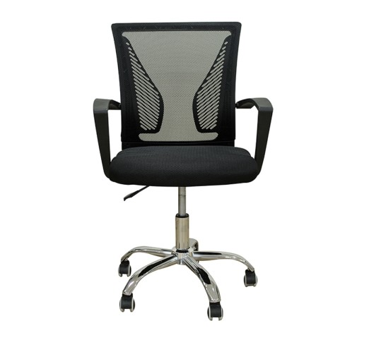 A9880 OFFICE ARMCHAIR 57x54xH91(40)-H99(48)cm / BLACK MESH