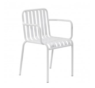 MODIAL Armchair Metal White