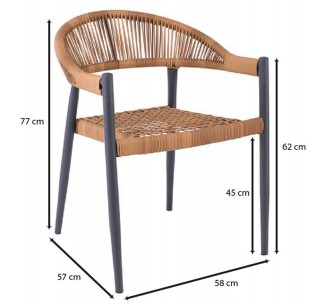 ZENYA Armchair / Metal... 2