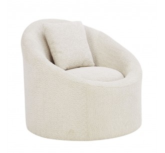 SOFTY ARMCHAIR SWIVEL CREAM...