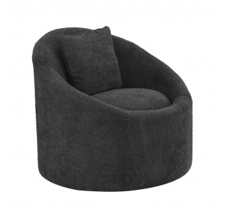 SOFTY ARMCHAIR SWIVEL GREY...