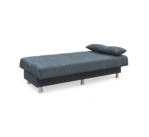 FELINA 3-SEATER SOFA - BED WITH STORAGE 182x90x80cm / GREY FABRIC