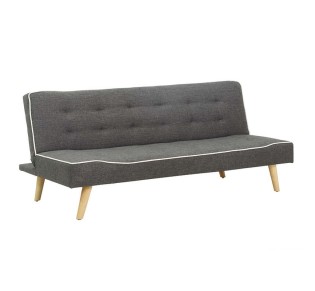 KLARA ΚΑΝΑΠΕΣ - ΚΡΕΒΑΤΙ 179x78xH74cm / GREY ΥΦΑΣΜΑ