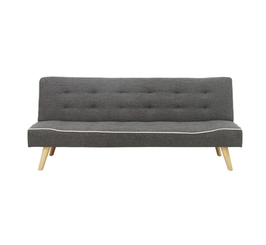 KLARA ΚΑΝΑΠΕΣ - ΚΡΕΒΑΤΙ 179x78xH74cm / GREY ΥΦΑΣΜΑ