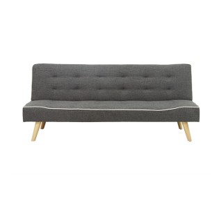 KLARA ΚΑΝΑΠΕΣ - ΚΡΕΒΑΤΙ 179x78xH74cm / GREY ΥΦΑΣΜΑ