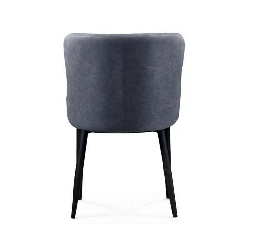 Dining Chair 48x55xH86cm / Metal - Lion Grey Fabric