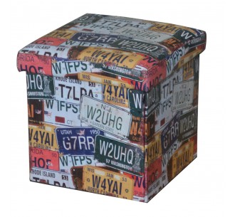 ORION Storage Ottoman PU...