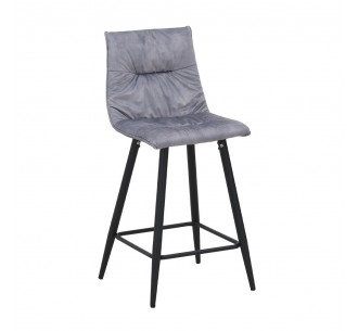 LINEA STOOL BAR GREY SILVER...