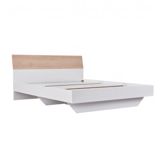 LUCIDO BED WHITE OAK...