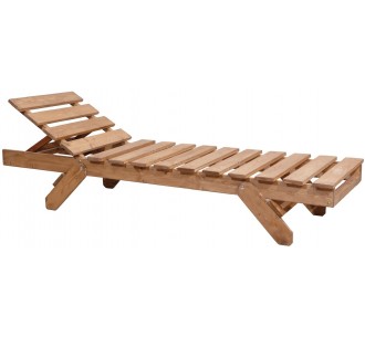 AVG253 sunlounger wooden