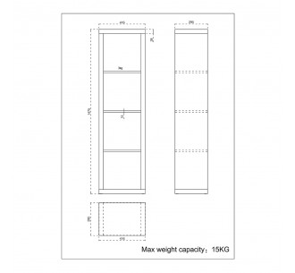 KIVOS 41,6 BOOKCASE SONOMA... 2