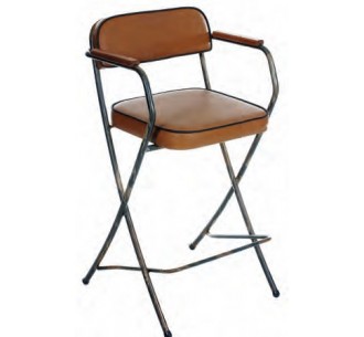 Berry metal bar stool
