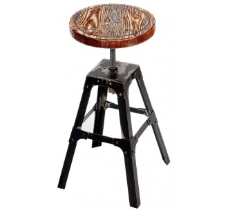 Clive metal bar stool