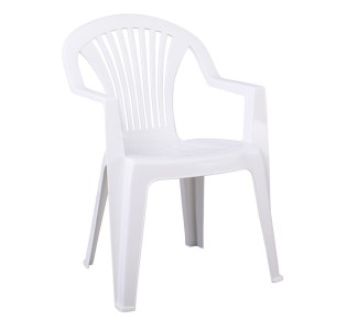 LIDO Stackable Armchair PP White