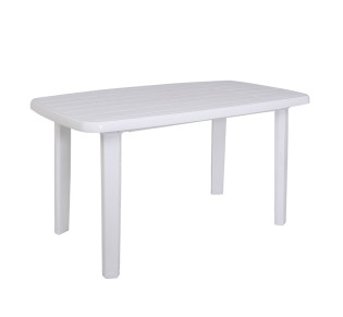 SORRENTO Τραπέζι Oval Dining Κήπου - Βεράντας, PP Απόχρωση Άσπρο 2