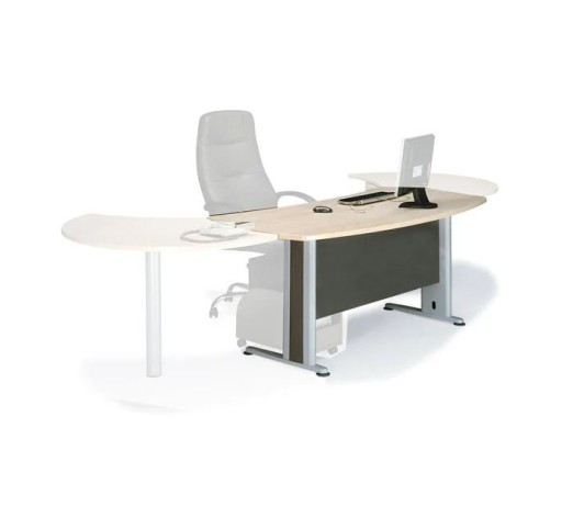 EXECUTIVE Γραφείο Απόχρωση Dark Grey - Beech