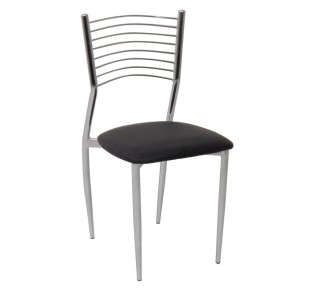 VIVIAN Chair, Pvc Black