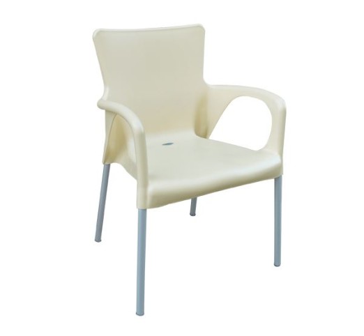 LARA Stackable Armchair PP-UV Cream
